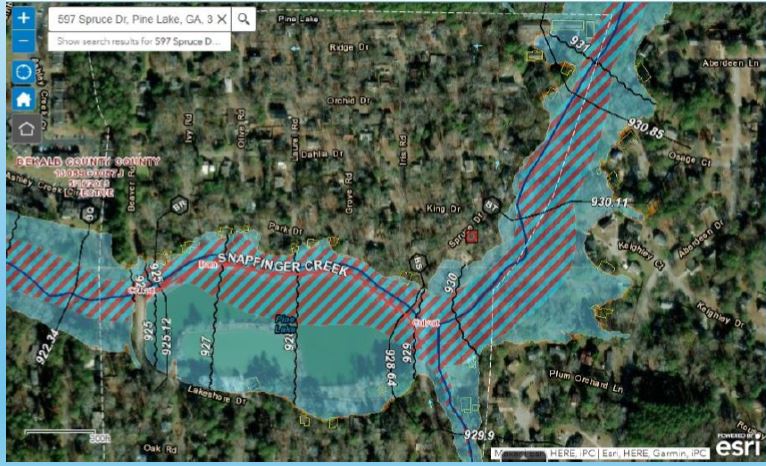 Pine Lake Annextion Map